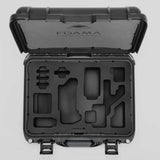 Top view of Foama Black Color Carry-on case and Custom Foam Insert for Sony FX-3 Carry-On Case