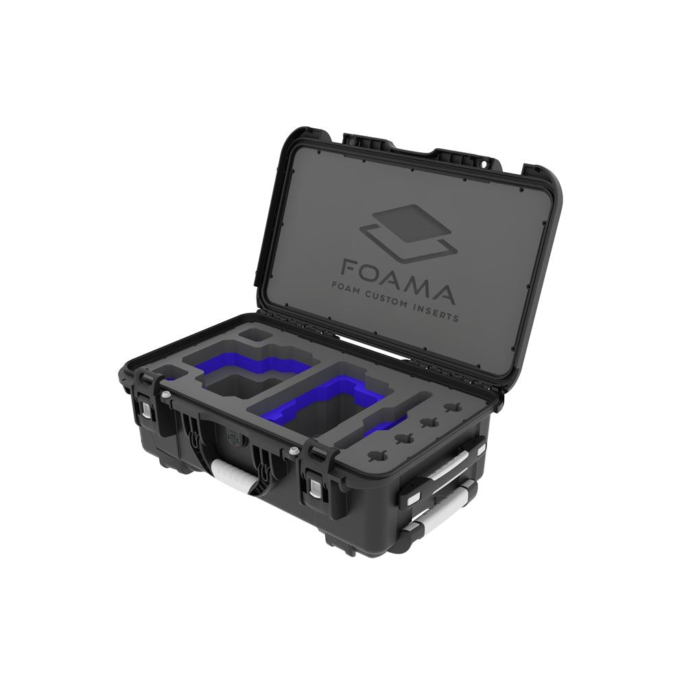 RED_V_Raptor_Carry-On_Case_Blue_AngleView_353BK0935BL